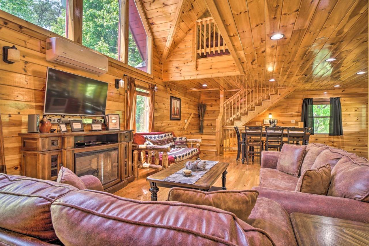 Pigeon Forge Cabin Sauna, Saltwater Pool And Views! Sevierville Exterior foto