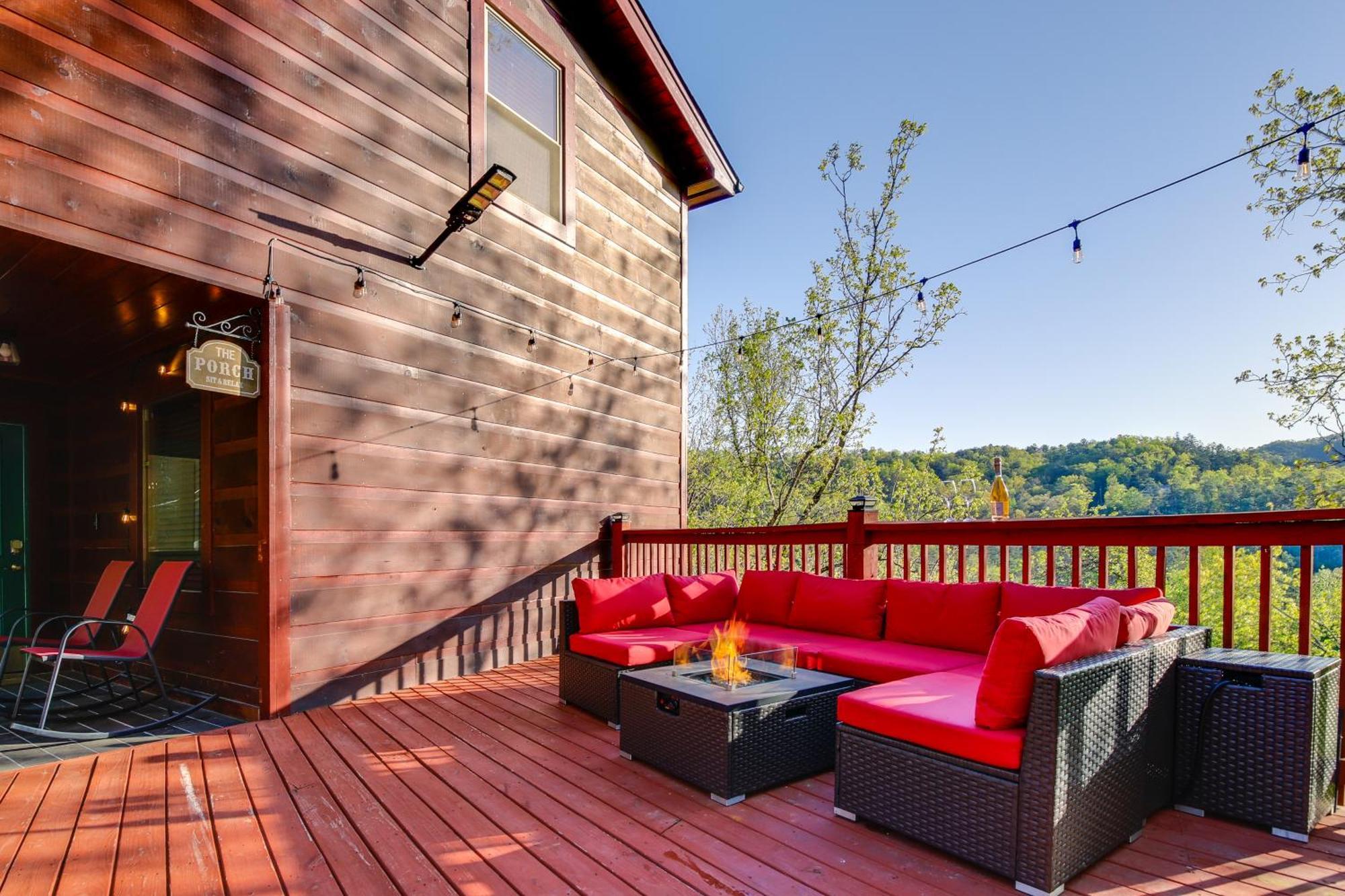 Pigeon Forge Cabin Sauna, Saltwater Pool And Views! Sevierville Exterior foto